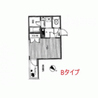 マンスリーライフ中川Bタイプ(No:026) 間取図