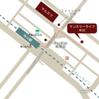 マンスリーライフ中川Aタイプ(No:026) 現地案内図